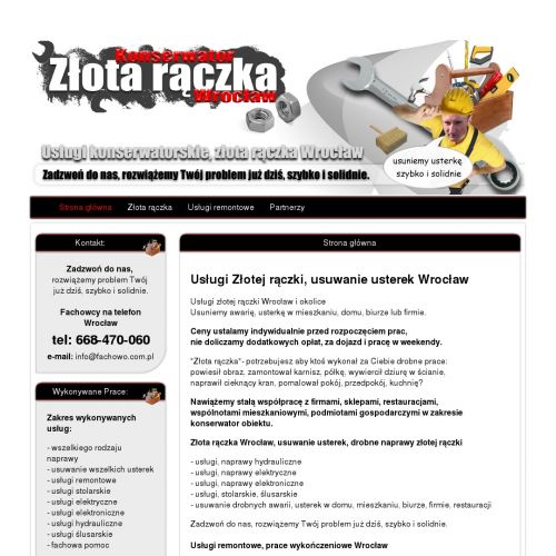 Pan złota rączka Wrocław