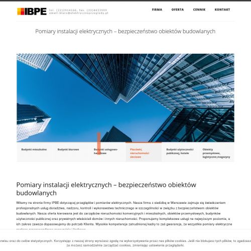 Pomiary elektryczne Kraków