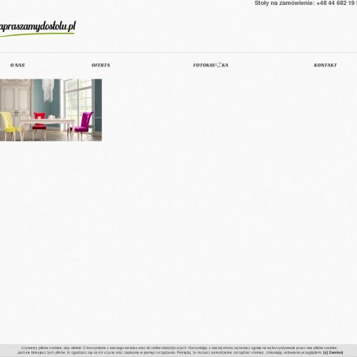 Stoły bielone w Warszawie