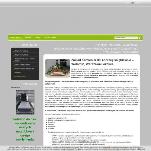 Warszawa - schody granitowe