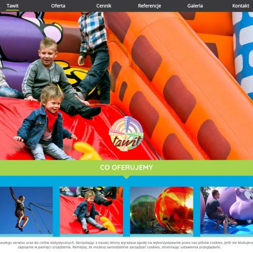 Dmuchane zamki dla dzieci w Krakowie