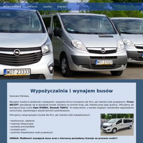 Wypożyczalnia busów na weekend Warszawa