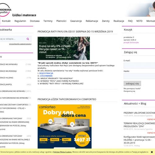 Kraków - łóżka tapicerowane