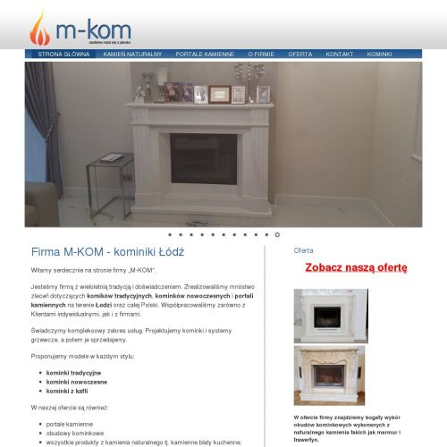 Obudowy kominkowe portalowe w Łodzi