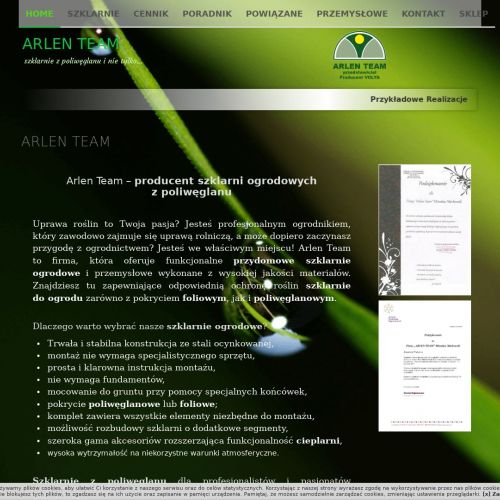 Szklarnia przydomowa w Katowicach