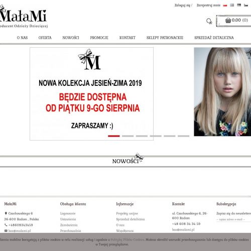 Odzież dla dziewczynek hurt