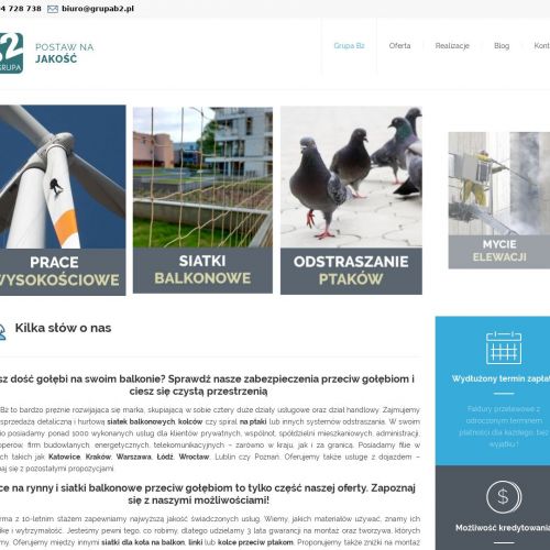 Łódź - siatki przeciw ptakom