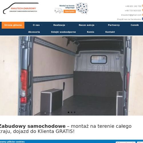 Zabudowa pojazdów dostawczych w Wrocławiu