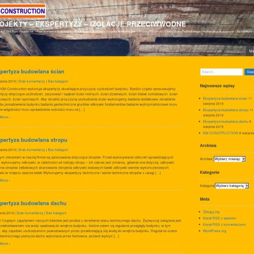 Ekspertyza techniczna budynku - Warszawa