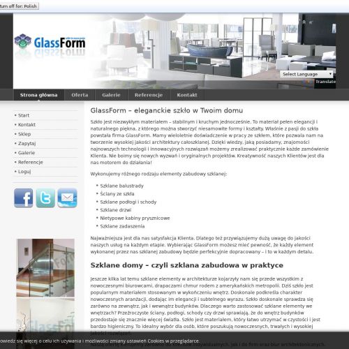 Daszki szklane Katowice