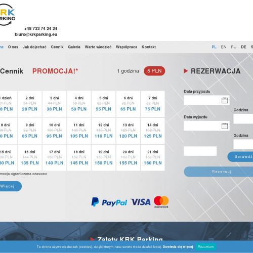 Parking kraków lotnisko balice w Krakowie