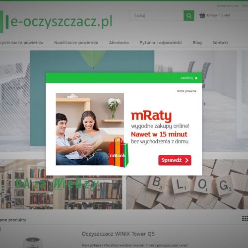 Oczyszczacz z nawilżaniem