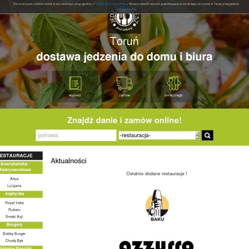 Toruń - obiady toruń dowóz