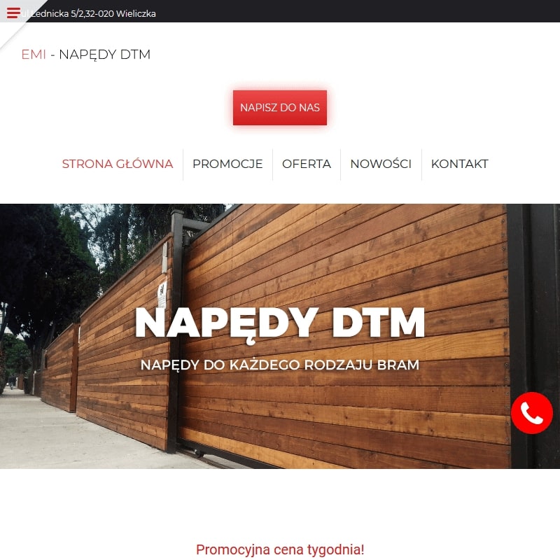 Silnik do bramy przesuwnej