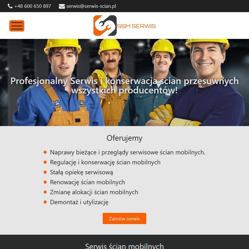 Regulacja ścian przesuwnych w Katowicach