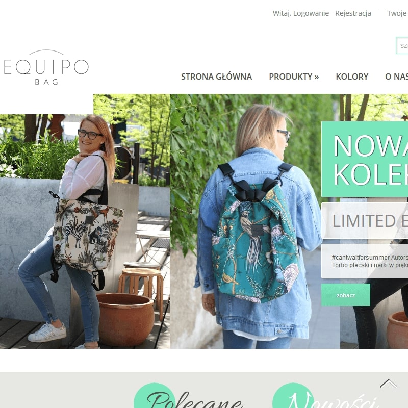 Poznań - pasek do aparatu z haftem