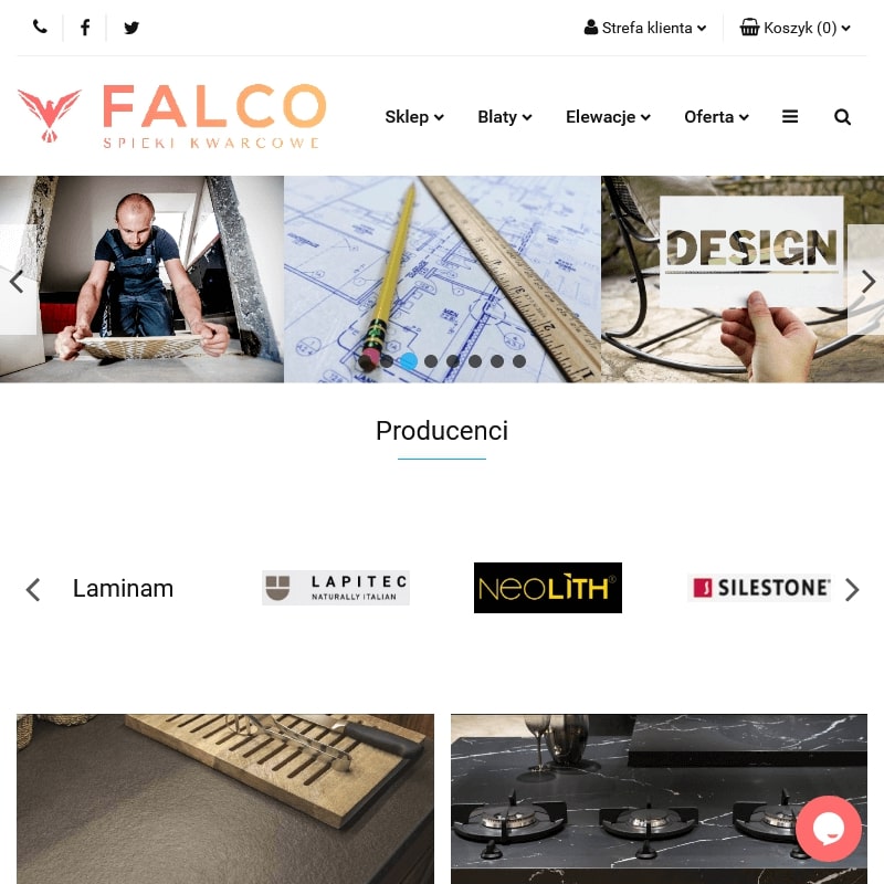 Blat kuchenny spiek kwarcowy - Toruń