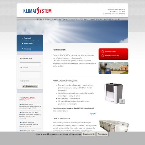 Rekuperatory - Poznań