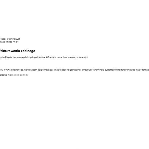 Biuro rachunkowe - Tarnów