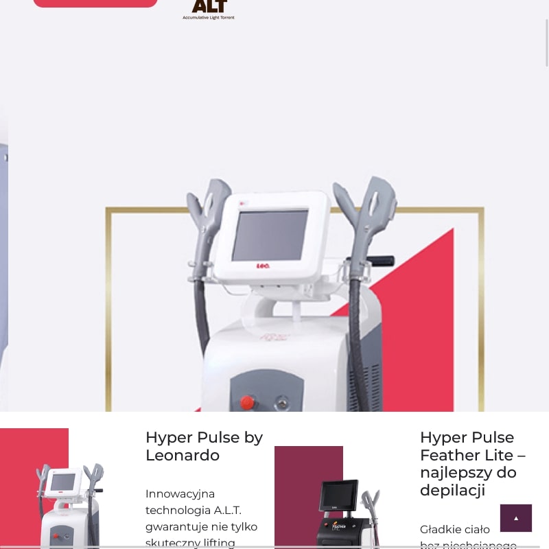 Depilator laserowy do salonu kosmetycznego