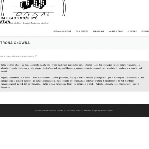 Blender 3d kurs w Mińsku Mazowieckim