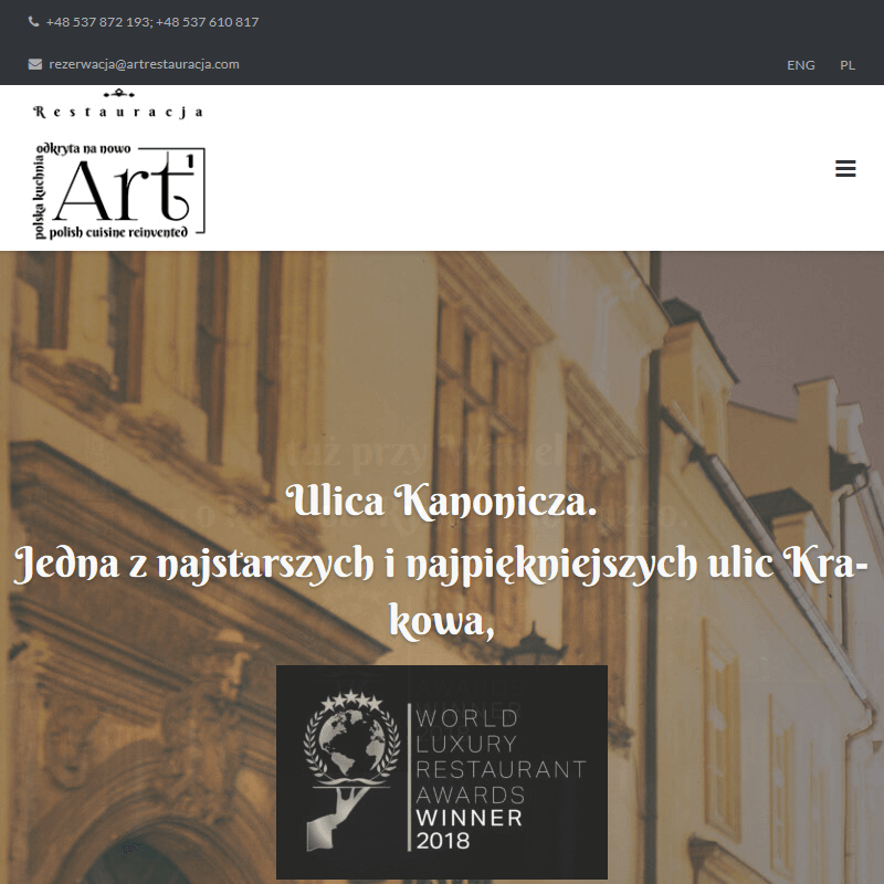 Restauracja stare miasto - Kraków