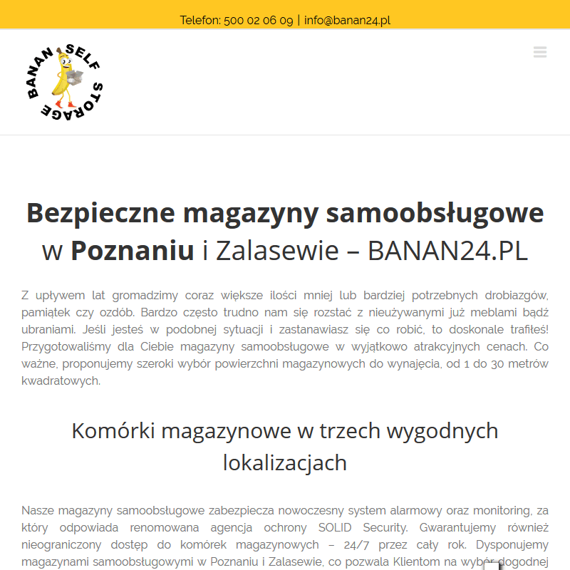 Wynajem przestrzeni magazynowej w Poznaniu