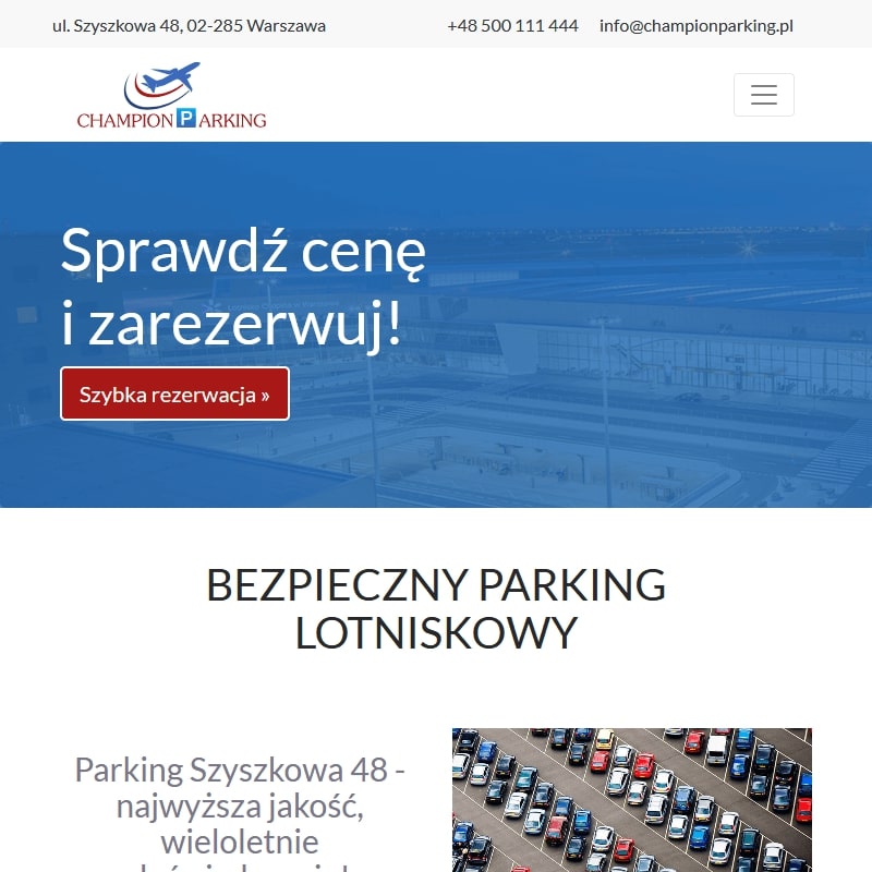 Parking na okęciu