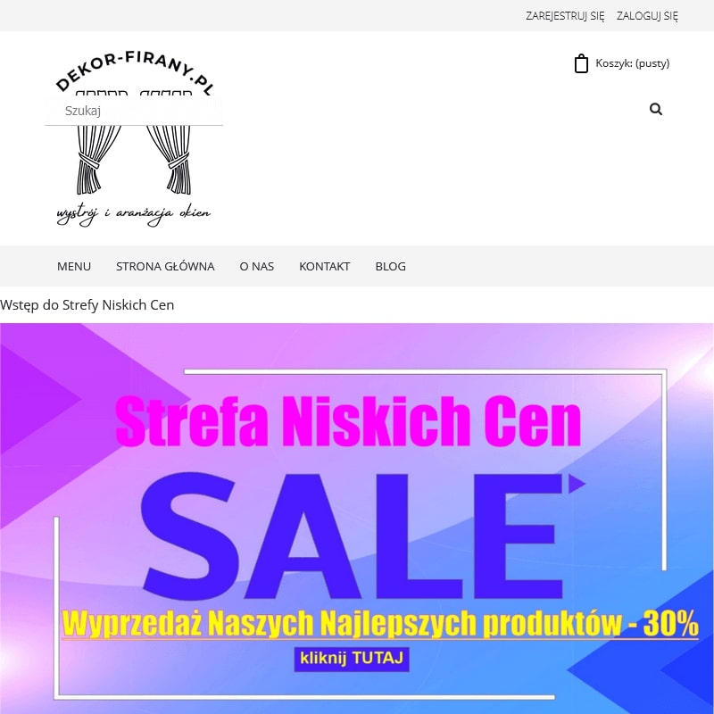 Firany krótkie do pokoju