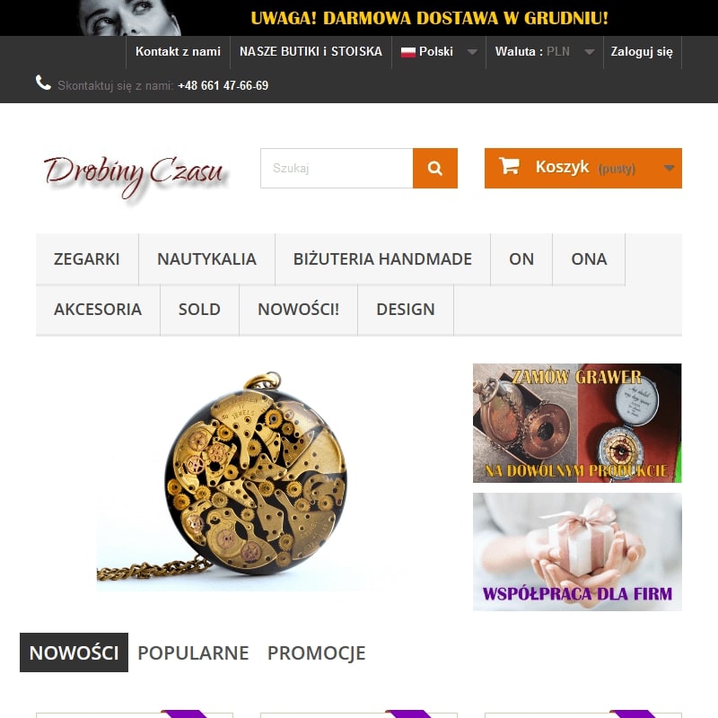 Kompas retro w Warszawie