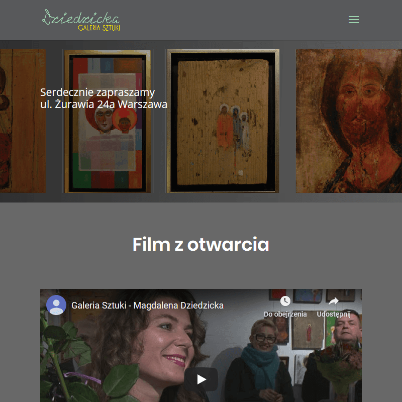 Ikony pisane na desce Warszawa