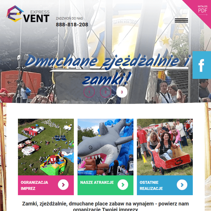 Bydgoszcz - dmuchane atrakcje dla dzieci