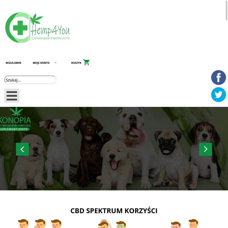 Olej cbd dla psów