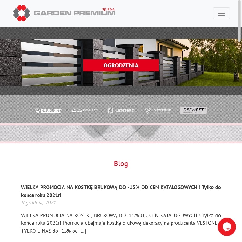 Kostka granitowa - Słupca