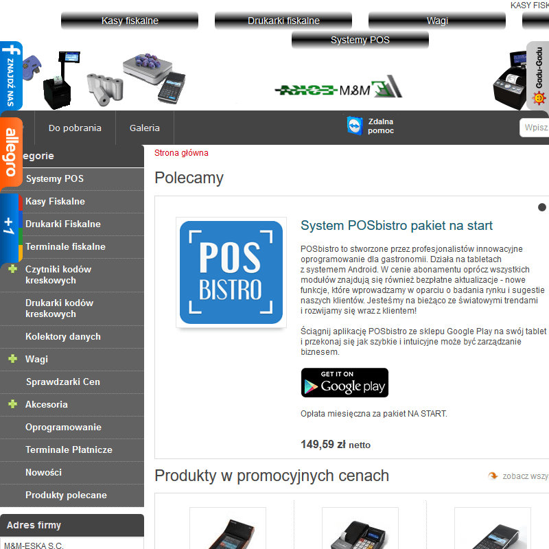 Kasa fiskalna posnet revo