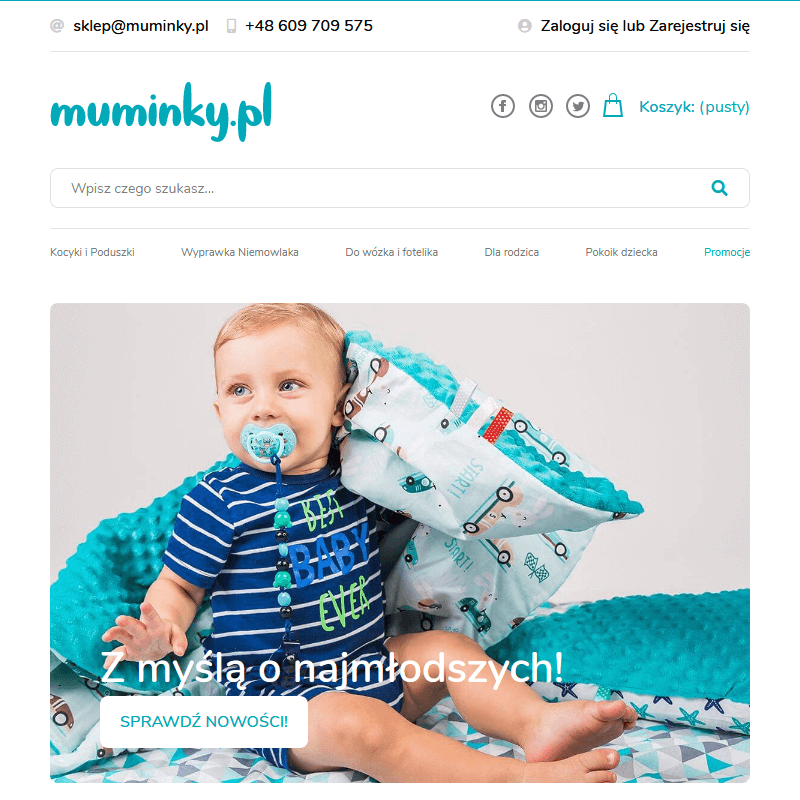 Kocyk do łóżeczka minky