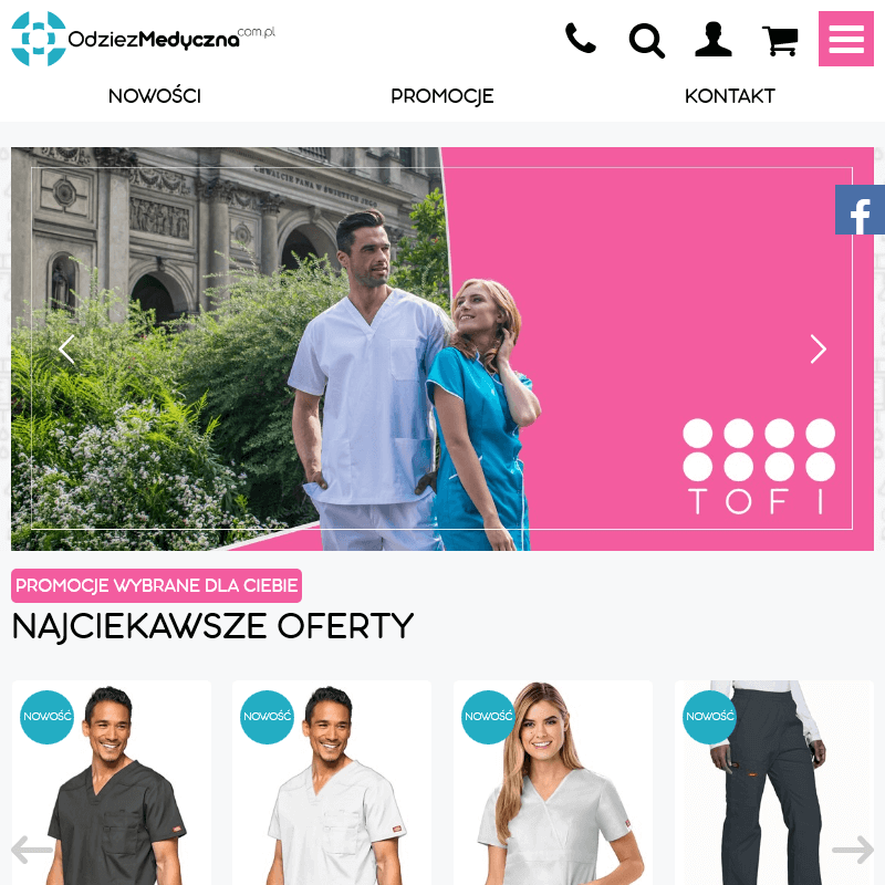 Spodnie medyczne damskie