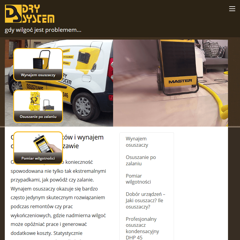 Piaseczno - osuszanie budynków