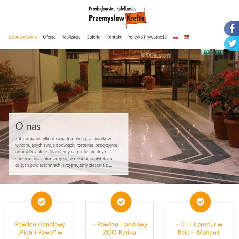 Układanie płytek na dużych powierzchniach - Gdańsk