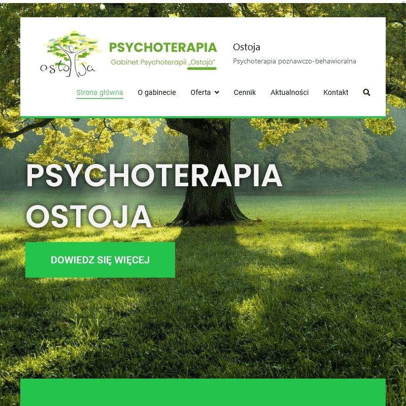 Warszawa - psychoterapia dla dorosłych