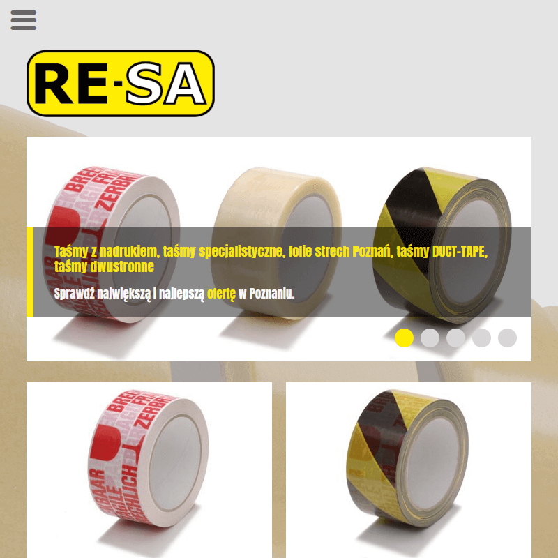 Taśmy klejące z nadrukiem - Poznań