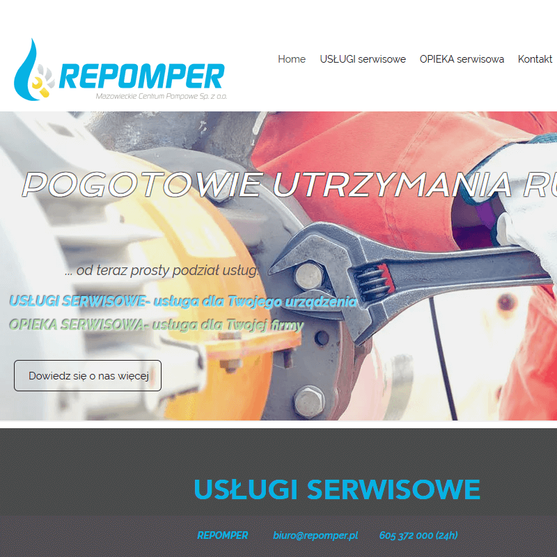 Osiowanie pomp - Warszawa